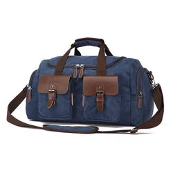 CANVAS FABRIC WEEKENDER DUFFEL BAG